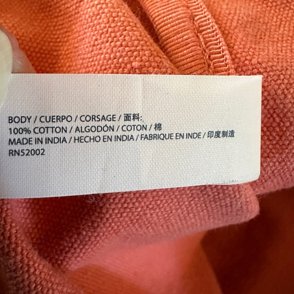 Juicy Couture Y2K Tote Bag Orange Pink Canvas Bag - Picture 16 of 16